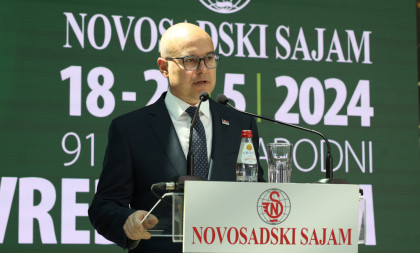 Miloš Vučević otvorio Sajam u Novom Sadu: Poljoprivreda su ljudi ali i nacionalna bezbednost