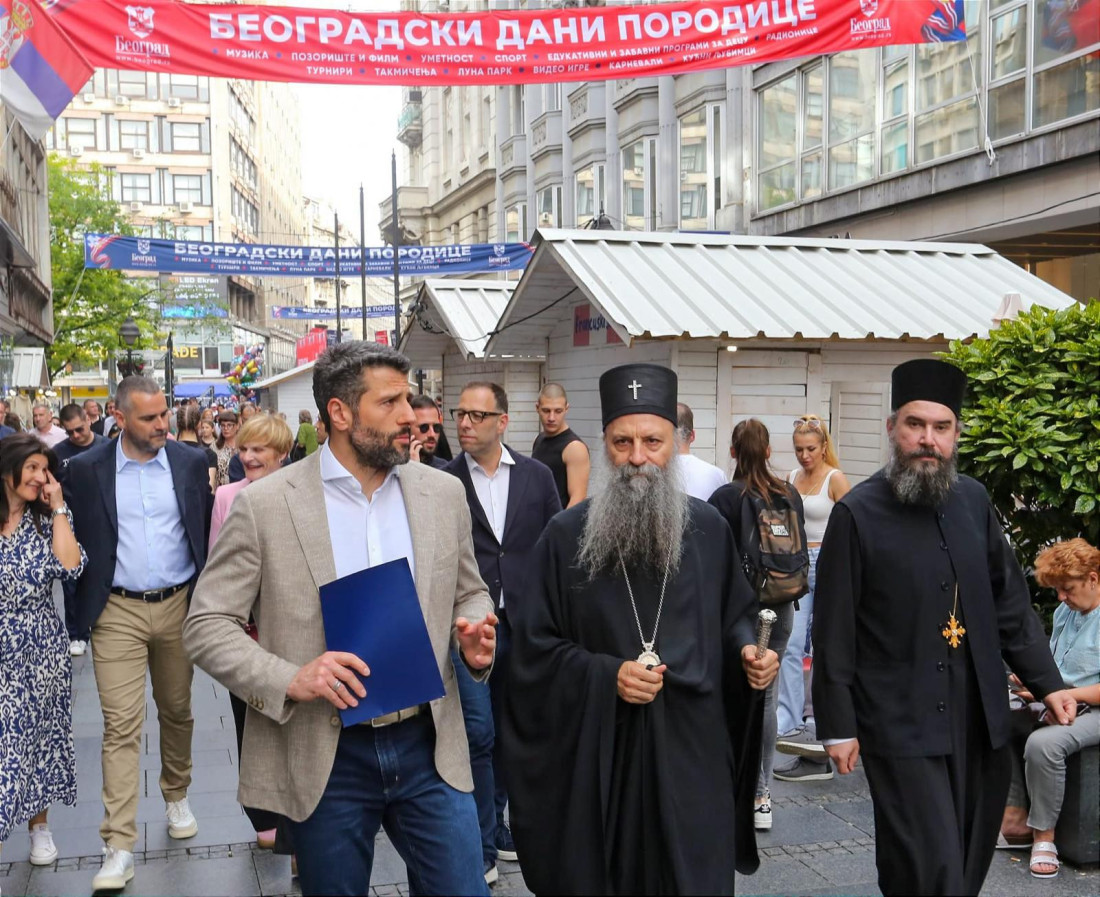 Patrijarh Porfirije i Šapić na "Beogradskim danima porodice": Beograd pokazuje i čuva snagu porodičnih vrednosti (FOTO/VIDEO)