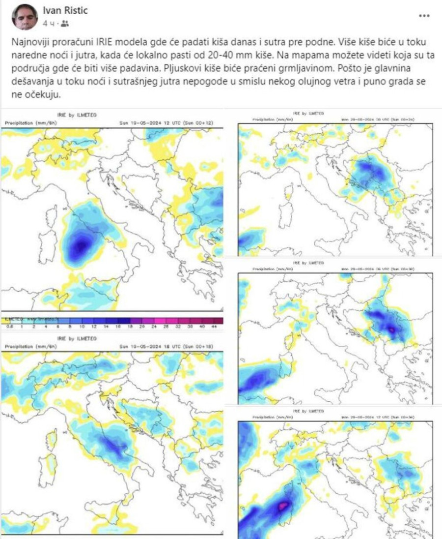 Nevreme preti celoj Srbiji: Na snazi narandžasti meteo-alarm, opasne vremenske pojave se očekuju!
