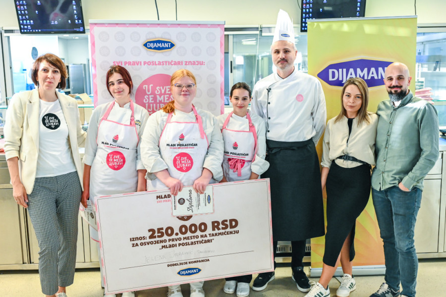Kompanija "Dijamant" u slatkom finalu mladih poslastičara u Beogradu okupila talente iz cele zemlje
