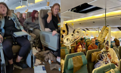 Pojavili se snimci i fotografije iz aviona u kom se odigrala drama! Sve se raspalo, putnici u panici (VIDEO/FOTO)