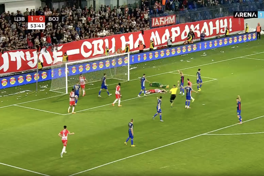 Nova drama na finalu Kupa! Spajić je nepomično ležao na travi! (VIDEO)