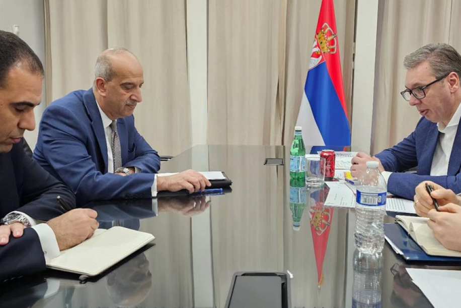 Predsednik Vučić: Zamolio sam ambasadora Kalek Muhameda da Egipat podrži Srbiju u GS UN