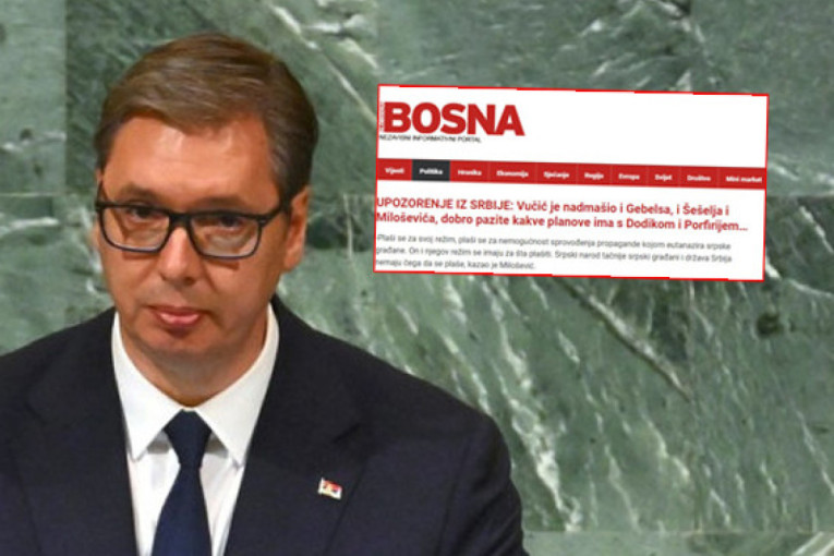 Novi napad ekstremističke "Slobodne Bosne" na Vučića: Svako ko je spreman da optuži predsednika Srbije dobiće prostor za to