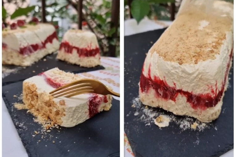 Recept dana: Torta sa piškotama i čokoladnim kremom, prelivena čokoladom i orasima, a najbolje je što se ne peče