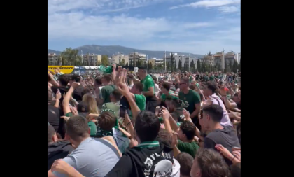 Atina je na nogama, Lesor predvodi slavlje Panatinaikosa! Zelenilo preplavilo ulice! (VIDEO)