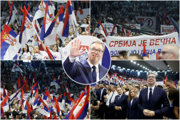 Vučić na predizbornom skupu u Beogradu: Promenili ste našu zemlju, Srbiju nećemo dati onima kojima ona ništa ne znači!