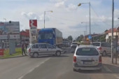 Oboren motociklista u Borči: Stvorile se ogromne gužve na "Zrenjanincu" (VIDEO)