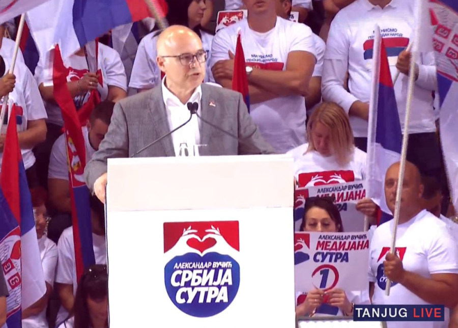 Vučić na predizbornom skupu u Nišu: Opozicija bi nas vratila u prošlost i uništila Srbiju, a mi Srbiju razvijamo i nastavićemo da je jačamo!