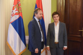 Sastanak Ane Brnabić i Emanuela Žiofrea: Razgovarali o  aktvnostima za unapređenje izbornog procesa