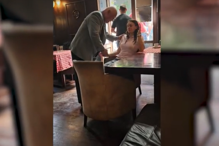Uznemirujuće scene: Devojka grca u suzama zbog napada Lazovićevih huligana! (VIDEO)