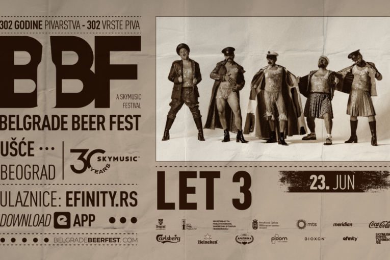 "Let 3" na Belgrade Beer Festu: Riječki bend 23. juna na Ušću!