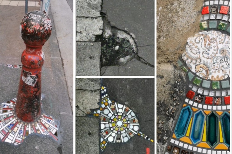 Francuski ulični umetnik Ememem je hirurg za pločnike: Pretvara rupe u predivna umetnička dela (FOTO)