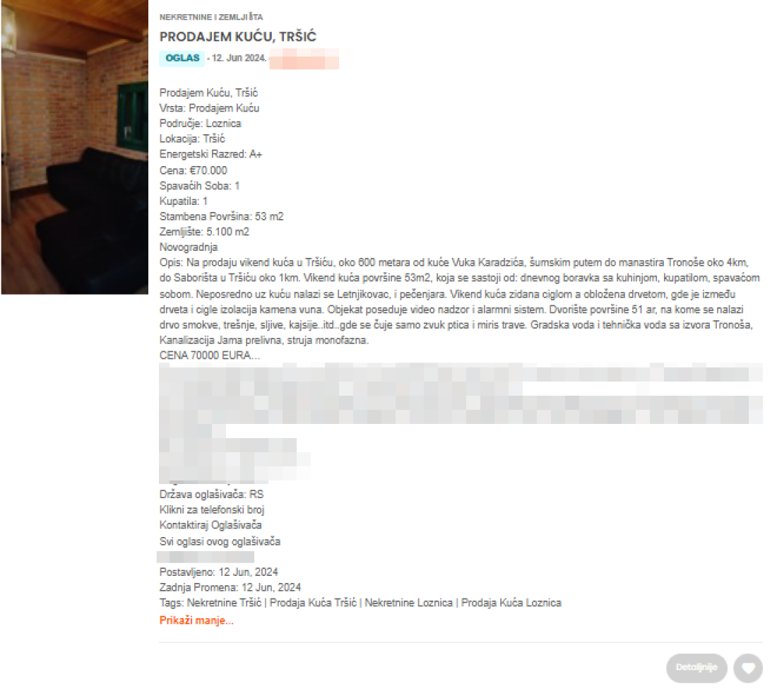 Oglašena prodaja kuće Velje Nevolje: Tražili 70.000 evra, a onda su - pukli! (FOTO)