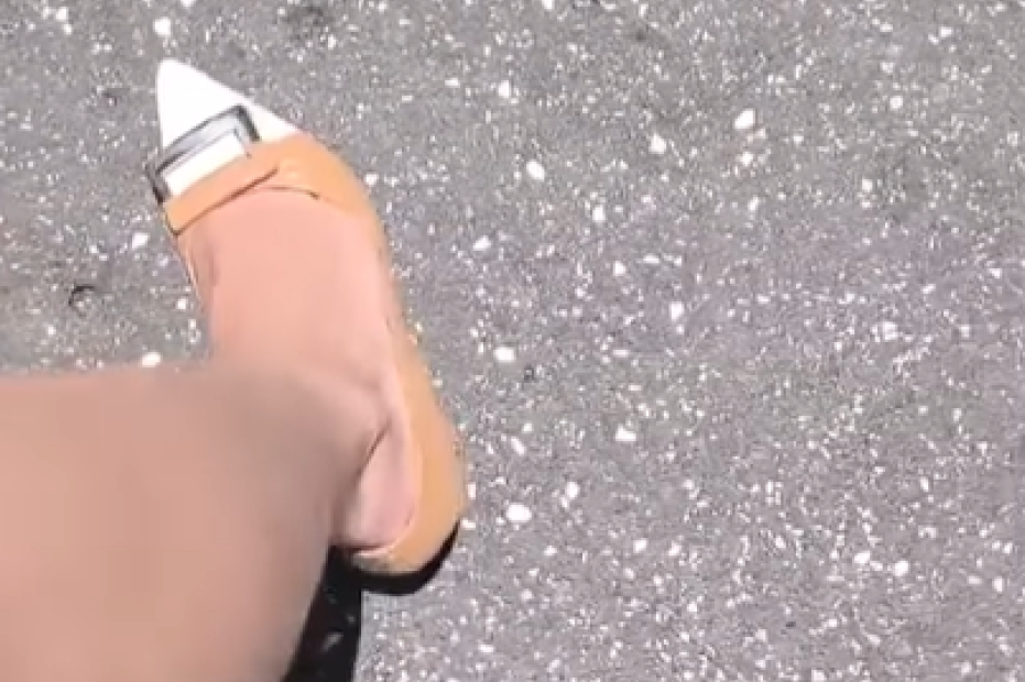 Štikla kao nož kroz puter: Snimak Srpkinje pokazuje topljenje beogradskog asfalta na skoro 40°C