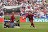 Sofija uz heroja Srbije: Luka Jović je dao gol, a ovako ga je bodrila žena koju obožava (FOTO)