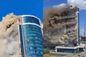 Prestonica Kazahstana u haosu: Plamen guta celu zgradu (VIDEO)