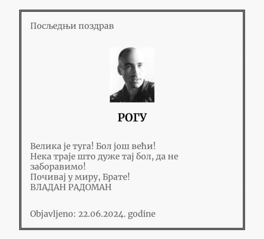 Dug uvek dolazi na naplatu! Roditelji "škaljarca" raznetog na Cetinju u čitulji najavili osvetu