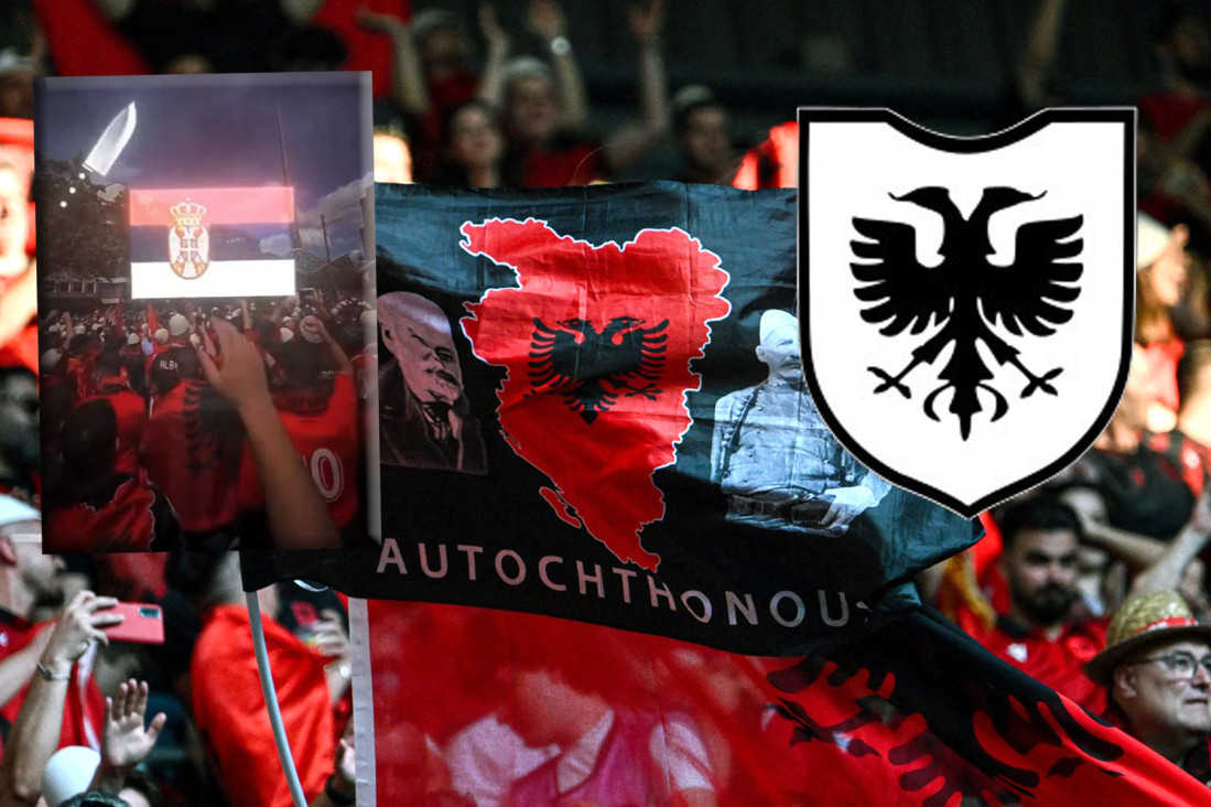 Isti kao i njihova ustaška braća: Albanci decenijama i vekovima mrze sve srpsko, a sada na EURU pokazali da bolesno mrze sve Slovene (VIDEO)