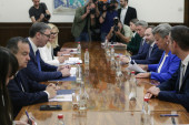 Vučić posle sastanka sa komesarkom EU: Srbi na KiM trpe nepodnošljiv pritisak, osigurati njihovu bezbednost (FOTO)