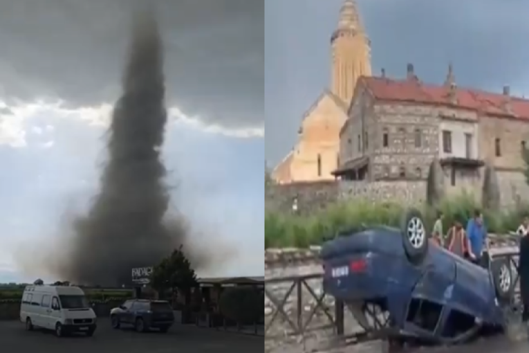 Tornado poharao Gruziju: Uništen pravoslavni manastir star nekoliko vekova(VIDEO)