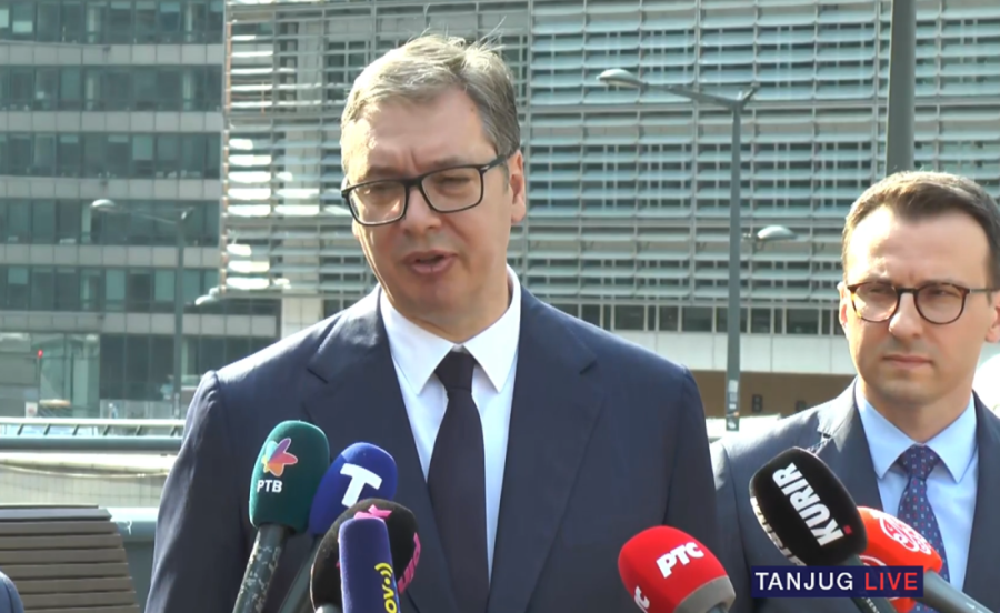 Vučić poručio iz Brisela: Drugog sastanka sa Kurtijem nije ni bilo - nije hteo ili smeo da se sastane sa mnom!