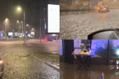 Kolaps u Beogradu! Na Autokomandi automobili zaglavljeni, grad je pod vodom: "Sve je potopljeno, u kolima sam sat vremena" (VIDEO)