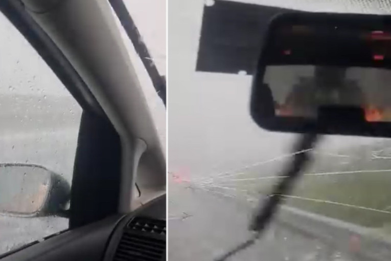 Snažan grad razbijao i šoferšajbne u Sloveniji! Meteo alarmi upaljeni u Hrvatskoj, nevreme se kreće ka Srbiji (FOTO/VIDEO)