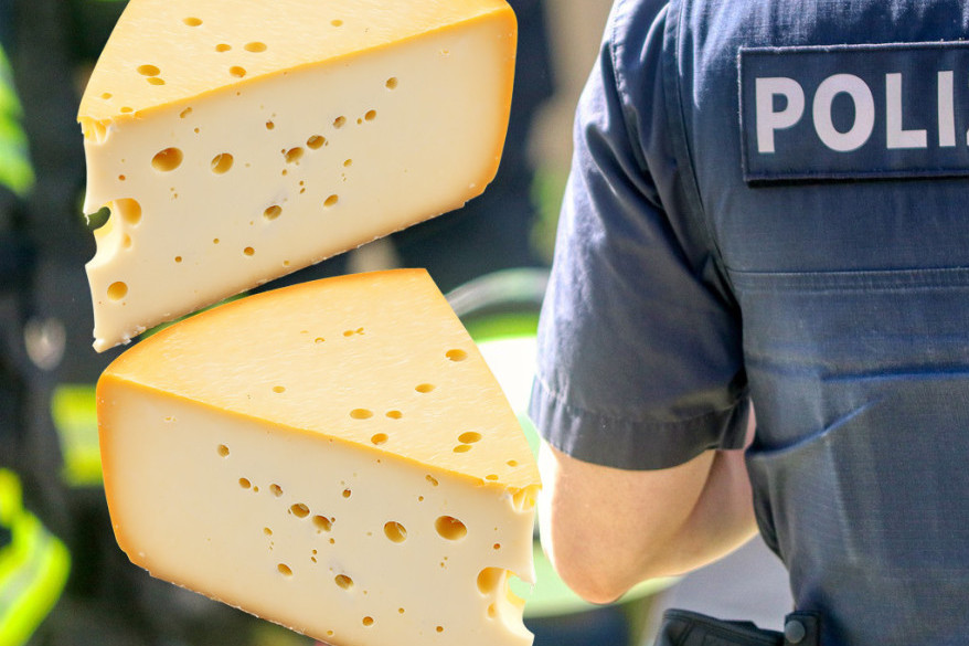 Izgubio posao zbog 554 evra: Policajac ukrao 180 kilograma sira sa mesta nesreće, pa dobio otkaz!