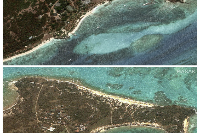 Sve je zbrisano: Ovako izgleda karipsko ostrvo posle uragana Beril (VIDEO)