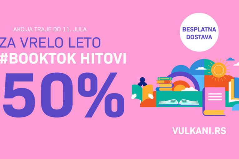 BookTok hitovi Vulkan izdavaštva na vreloj letnjoj akciji – popusti do 50%