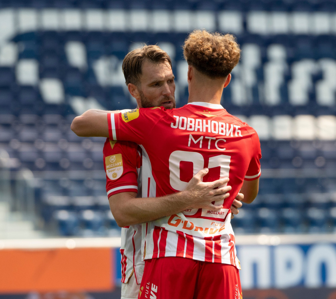 U Zvezdu je tek stigao i nada se novim golovima: Jovanović blista posle prvenca (VIDEO)