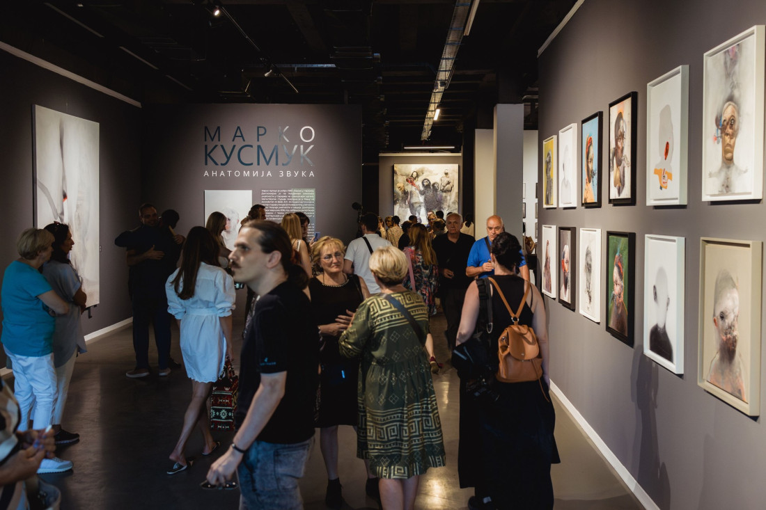 Šta stvarno čujemo? Radovi Marka Kusmuka preispituju pouzdanost naših čula: Otvorena izložba "Anatomija zvuka" (FOTO/VIDEO)