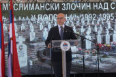 Vučević položio venac povodom 32 godine od stradanja Srba u Podrinju: Stradanje srpskog naroda potvrda kontinuirane genocidne politike
