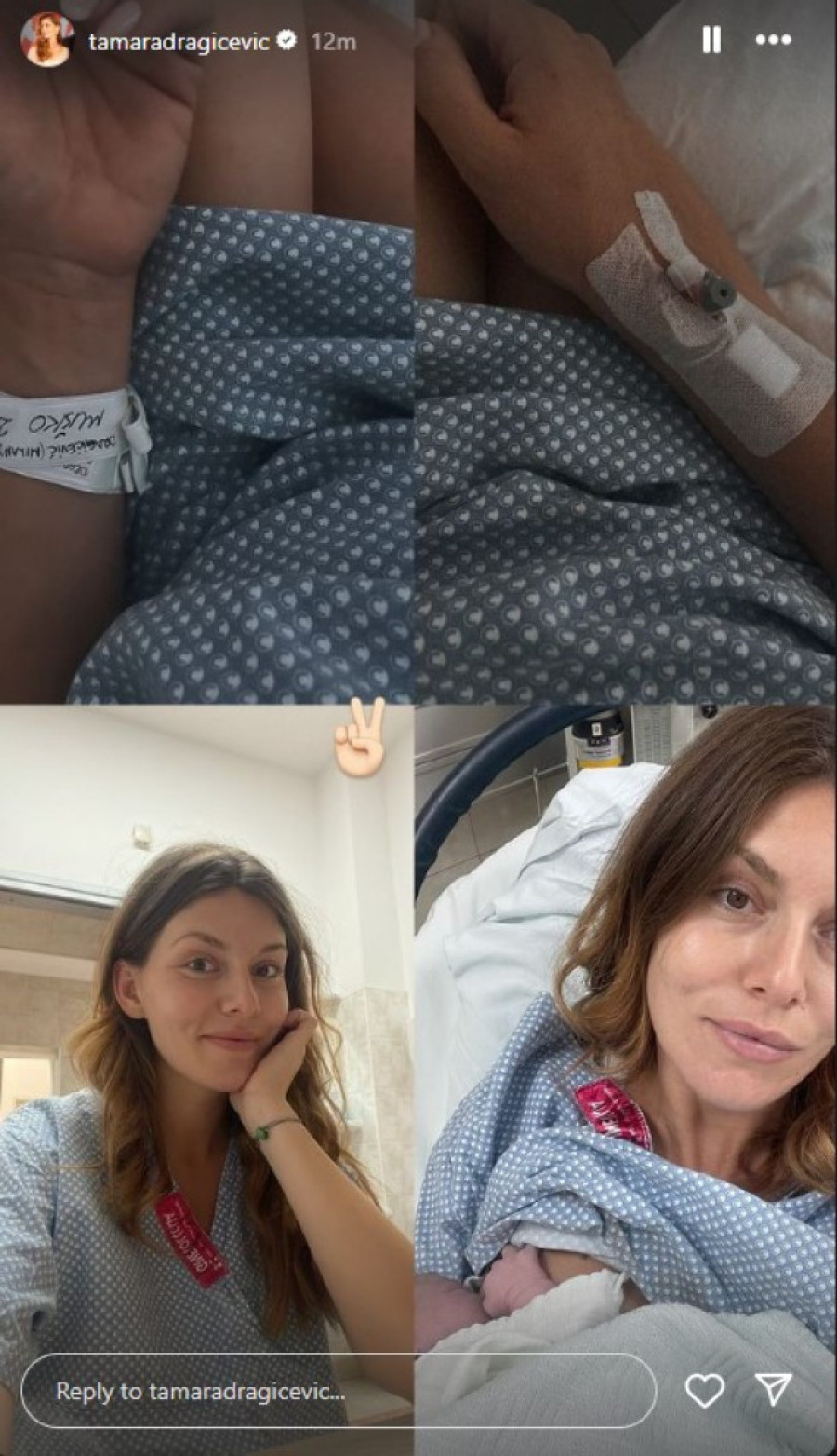 Otkriveno ime trećeg deteta Tamare Dragičević i Petra Benčine! Oglasio se ponosni tata, porukom nasmejao sve (FOTO)