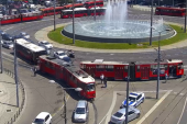 Gori tramvaj! Haos na kružnom toku na Slaviji