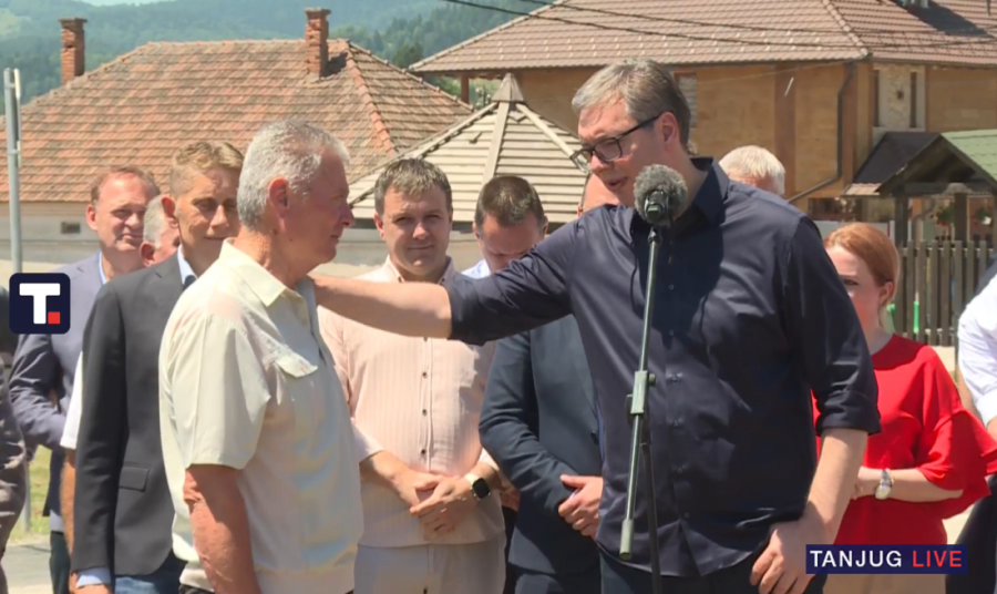 Vučić obišao rekonstruisani put Studenica-Rudno: Nema ekonomskog opravdanja, ali to je ulaganje u vas koji živite ovde, to povezuje ljude
