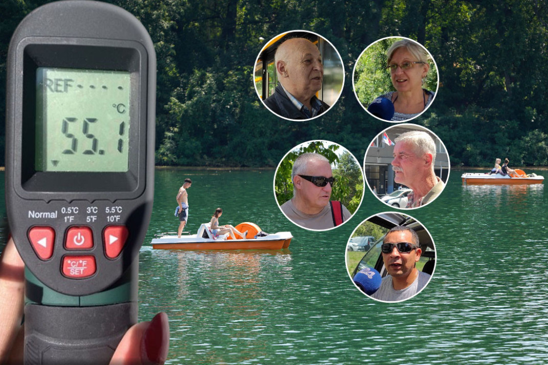 Pronašli smo najvreliju tačku u prestonici i pitali Beograđane kako podnose paklene vrućine (FOTO/VIDEO)