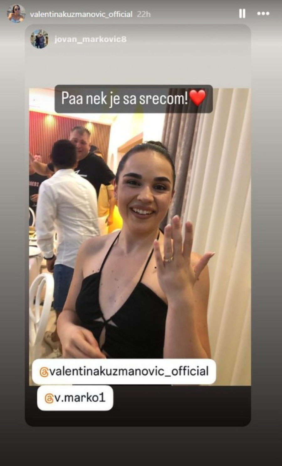 Udaje se zvezda "Granda": Izvedbom pesme "Veseli se srpski rode" je očarala sve, a ovo je njen verenik (FOTO)