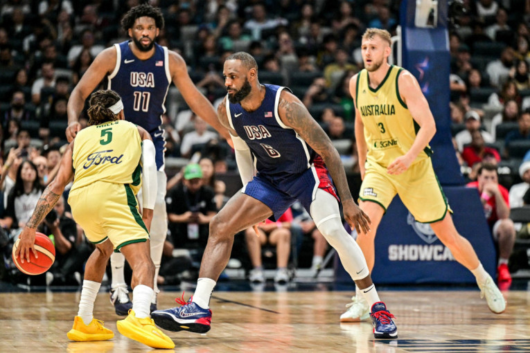 Orlovi gledali Amere i ne, nisu drim tim! Australija namučila Lebrona i ekipu!