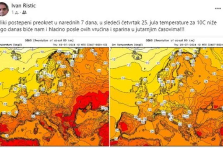 Ogroman crni oblak stiže u Srbiju! Meteorolog otkriva tačnu putanju: "Dolaze nam tri višećelijske oluje"