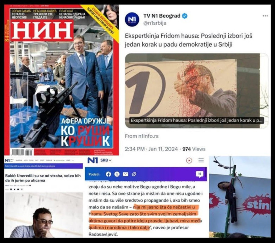 Nebojša Bakarec: Tajkunski „Danas“ i njegov urednik D. Petrović nastavljaju da targetiraju Vučića!