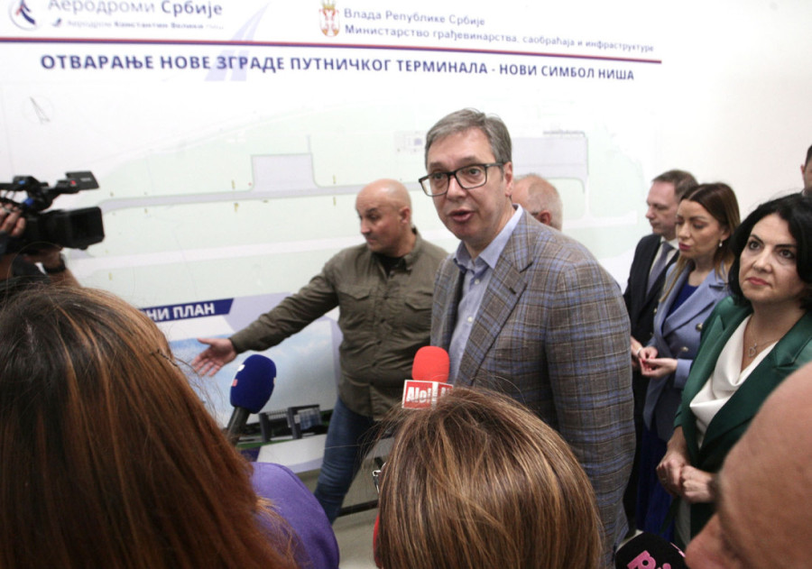 Otvorena nova zgrada terminala na niškom aerodromu - Predsednik Vučić: Predviđeno je dodatnih 60 miliona evra ulaganja (VIDEO)
