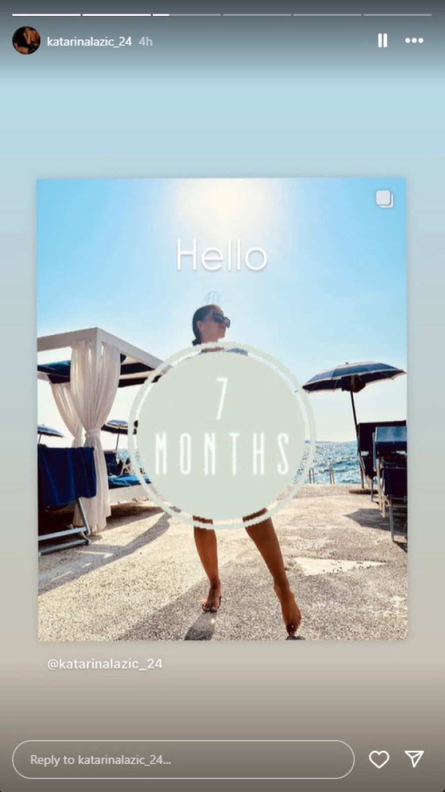 Supruga Darka Lazić ušla u sedmi mesec! Katarina ponosno pokazala stomak u poodmakloj trudnoći