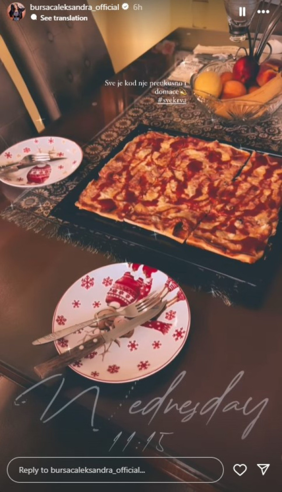 Aleksandra Bursać se pohvalila svima kako ju je svekrva dočekala: Kod nje je sve preukusno (FOTO)
