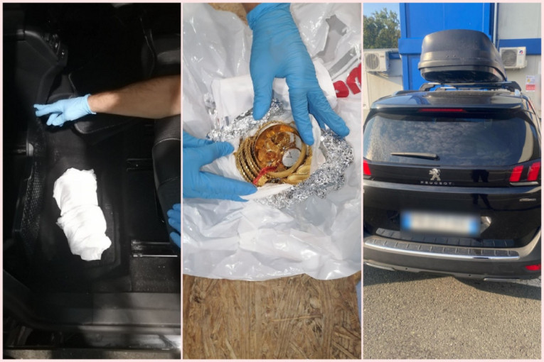 Carinici "provalili" štek u kolima stranih tablica: Pronašli više od pola kilograma zlata (FOTO)