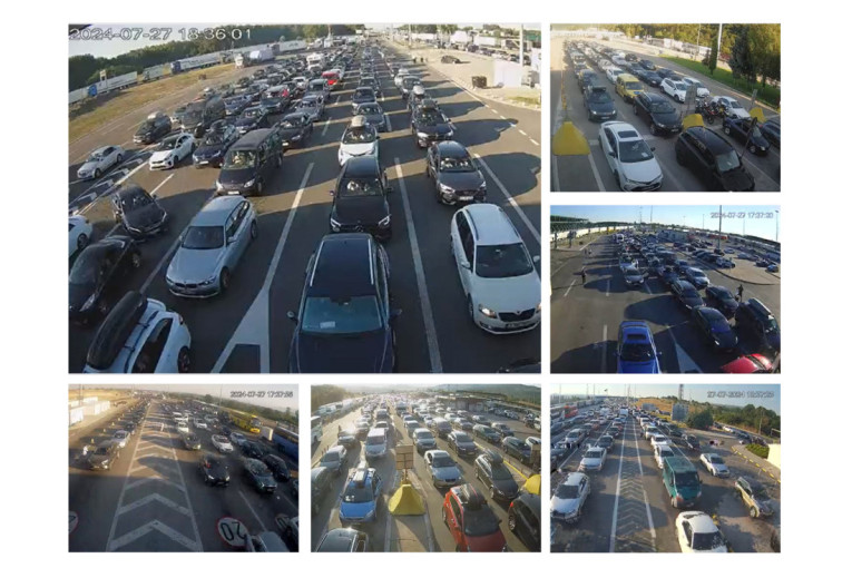Pojačan intenzitet saobraćaja u Srbiji! Putnička vozila na granici čekaju od 20 do 90 minuta (FOTO)