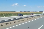 Još jedan šokantan snimak sa srpskih drumova: Jurio auto-putem u kontrasmeru! (VIDEO)