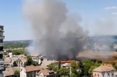 Požar u Šapcu! Gust dim se širi gradom