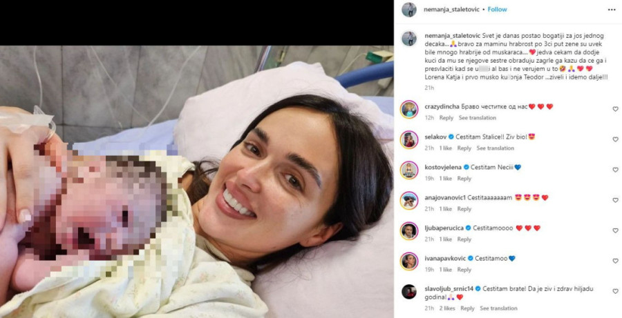 Pevač dobio treće dete! U emotivnoj objavi otkrio i ime bebe: Čestitke s estrade samo pljušte! (FOTO)